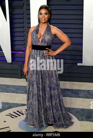 Regina Hall frequentando il Vanity Fair Oscar Party a Wallis Annenberg Center for the Performing Arts di Beverly Hills, Los Angeles, California, USA. Foto Stock