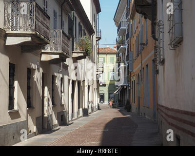 ALBA, Italia - circa Febbraio 2019: vista del centro della città Foto Stock