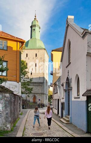 Cattedrale di Bergen, Norvegia, Scandinavia, Europa Foto Stock