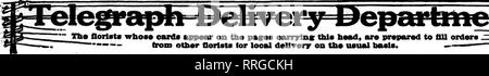. Fioristi' review [microformati]. Floricoltura. Marzo 11, 1920 i fioristi^ Rassegna 75. Si prega di notare che queste immagini vengono estratte dalla pagina sottoposta a scansione di immagini che possono essere state migliorate digitalmente per la leggibilità - Colorazione e aspetto di queste illustrazioni potrebbero non perfettamente assomigliano al lavoro originale. Chicago : fioristi' Pub. Co Foto Stock