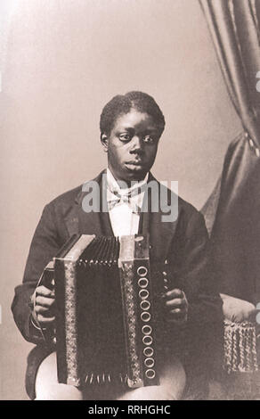 Slave di Robert E. Lee con formare fisarmonica. Foto Stock