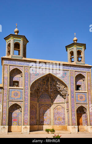 Nasir al Molk moschea, Shiraz, far Provincia, Iran, Medio Oriente Foto Stock