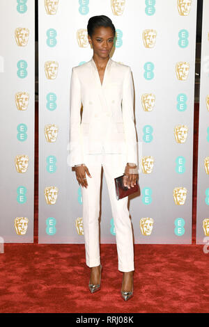 Letitia Wright assiste l'EE British Academy Film Awards alla Royal Albert Hall di Londra. 10 febbraio 2019 © Paul Treadway Foto Stock