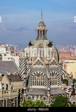 Rafael Uribe Uribe Palazzo della Cultura, vista in elevazione, Medellin, dipartimento di Antioquia, Colombia, Sud America Foto Stock