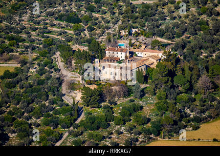 Country Estate Sollerich vicino a Alaró, Maiorca, isole Baleari, Spagna Foto Stock