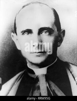 Giovanni Battista Montini (Paolo VI), 26.9.1897 - 6.8.1978, Papa 21.6.1963 - 6.8.1978, ritratto, il giorno della sua elevazione a Cardinale, 15.12.1958, Additional-Rights-Clearance-Info-Not-Available Foto Stock