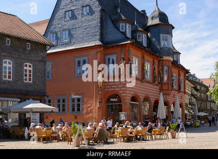 Gildehaus Kaiserworth, Goslar, Harz, Niedersachsen, Deutschland Foto Stock