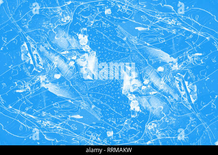 Blu e marmo bianco texture di sfondo minimalista. Marmo design astratti texture per banner brochure Foto Stock