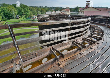 Le Miniere di Sale di Wieliczka Torre di graduazione. Cracovia. Polonia Foto Stock