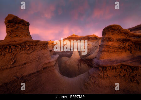 Immagini da Bisti/De-Na-Zin deserto Foto Stock