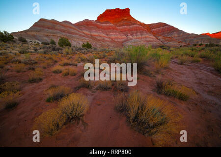 Immagini da Paria Ghost Town colline dipinte nel Grand Staircase-Escalante monumento nazionale nel sud dello Utah Foto Stock