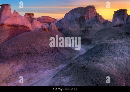 Immagini da Bisti/De-Na-Zin deserto Foto Stock