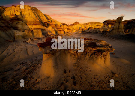 Immagini da Bisti/De-Na-Zin deserto Foto Stock