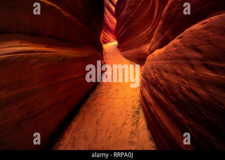 Immagini dal peek-a-boo Canyon in Grand Escalante National Monument in Utah Foto Stock