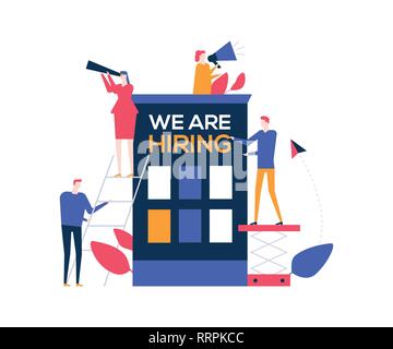 Siamo Affitto - appartamento stile design illustrazione colorata Illustrazione Vettoriale