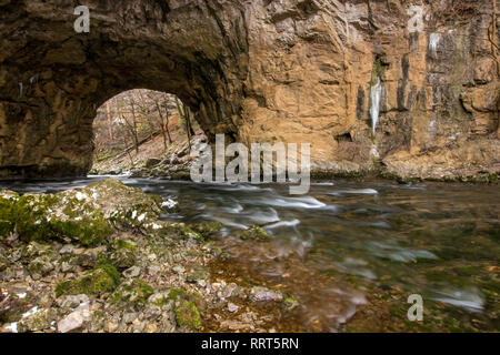 La valle del Carso di Škocjan Rakov Foto Stock