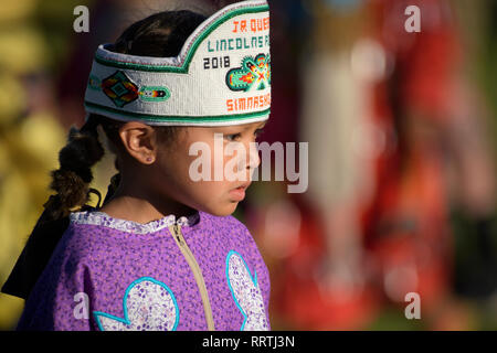 America del Nord, America, Americana, STATI UNITI D'AMERICA, Pacific Northwest, Oregon,Warm Springs, Indian Reservation, trattato giorni Pow Wow, Foto Stock