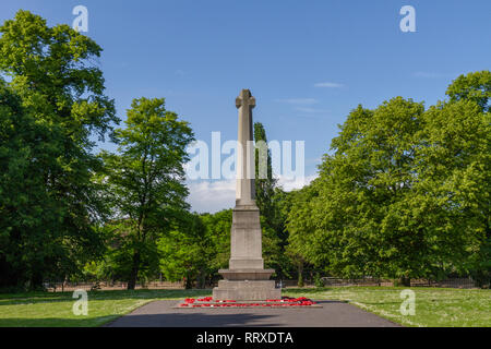 La città di York Memoriale di guerra è una prima Guerra Mondiale memorial progettato da Sir Edwin Lutyens, città di York, North Yorkshire, Regno Unito. Foto Stock