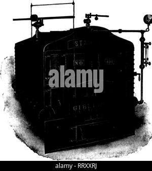 . Fioristi' review [microformati]. Floricoltura. lis fioraio D utilizzare una caldaia BLIN! GIBLIN "STANDARD CALDAIA Serra ti costa $260 o $1200? Studiare la nostra illustrazioni-vedere come un certo uomo serra pagato $260.00 per la sua caldaia e carburante durante l'inverno-mentre il suo prossimo ha cercato di risparmiare denaro acquistando un " economici " (?) caldaia ed affondò $1200.00 l'uomo che ha speso $260.00 utilizzato i nostri OXBLIM "stan- dmrd" Greantaouse BoU"r. Jt è il risparmio più grande è possibile inserire nella serra. Philip Warner, Newtonville, N. Y., in agosto 1911, acquistato uno No. 408 Qiblin Greenhou Standard Foto Stock