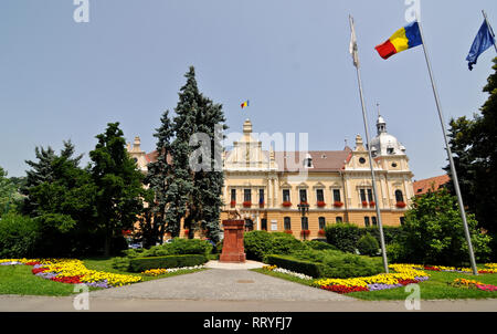 Brasov Piazza del Municipio, Romania Foto Stock