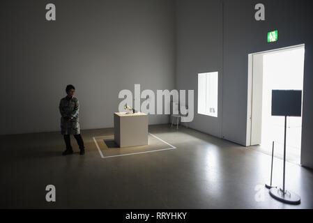 "Relazione OpenSky" dall artista Hachiya Kazuhiko al XXI secolo Museo di Arte Contemporanea, Kanazawa, Giappone Foto Stock