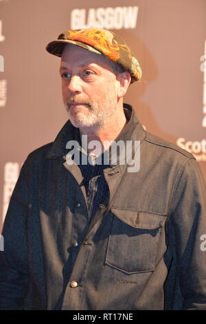 Glasgow, Regno Unito. 26 Febbraio, 2019. Film del regista - Charlie Paolo, visto sul tappeto rosso al Premier del film, della profezia, presso la Glasgow Film Theatre. Credito: Colin Fisher/Alamy Live News Foto Stock