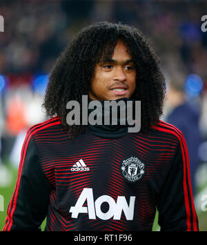 Londra, Regno Unito. Il 27 febbraio, 2019. Il Manchester United Tahuth Chong durante la Premier League inglese tra Crystal Palace e il Manchester United a Selhurst Park Stadium di Londra, Inghilterra il 27 Feb 2019. Credit: Azione Foto Sport/Alamy Live News Foto Stock