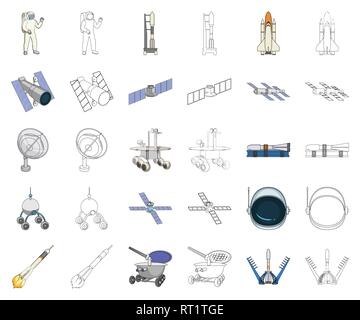 Antenna,APPARECCHIATURA,l'astronomia,batteria,cargo,cartoon,contorno,civiltà,raccolta,cosmonauta,cosmo,design,dispositivo,attrezzature,l'esplorazione,volo,galaxy,timone,icona,immagine,invenzione,isolato,avviare,locator,macchina,macrocosmo,movimento,Orbita,protezione,radar,radiazioni,radio,recupero,ricerca,rocket,tv,impostare,shuttle,segno,SKY,solar,space,veicolo spaziale,station,studio,supporto,il simbolo,technol,technology,universo,vettore vettori vettore , Illustrazione Vettoriale