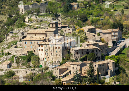 Village de la Reilhanette, Drôme Provençale Francia 26 Foto Stock