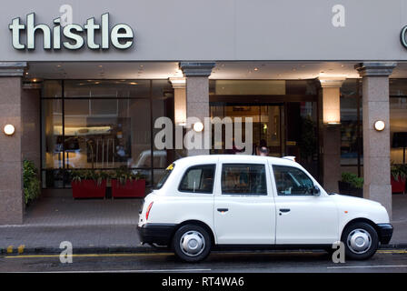 Turismo: Ex Thistle Hotel (ora DobleTree by Hilton), Glasgow, Scozia, Regno Unito Foto Stock