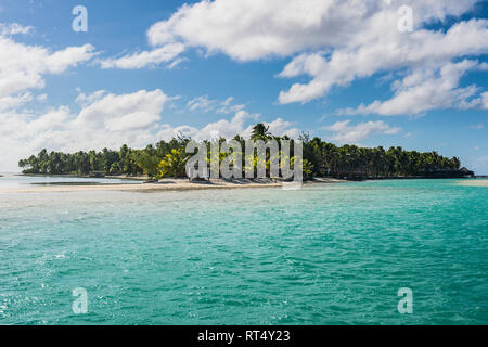 Isole di Cook, Rarotonga, Aitutaki Lagoon Foto Stock