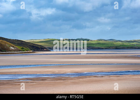 Regno Unito, Scozia, Sutherland, Durness, Kyle di Durness, bassa marea Foto Stock