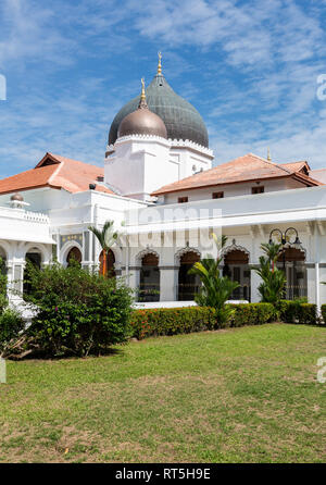 George Town, Penang, Malaysia. Kapitan Keling moschea. Foto Stock