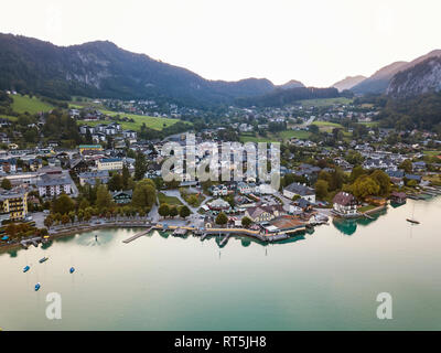 Salisburgo, Austria Membro, Sankt Gilgen a Wolfgangsee Foto Stock