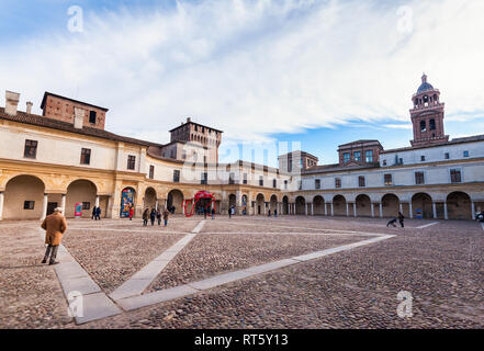 Mantova, Italia - Gennaio -4 -2019: capitale europea della cultura e del patrimonio mondiale UNESCO Foto Stock