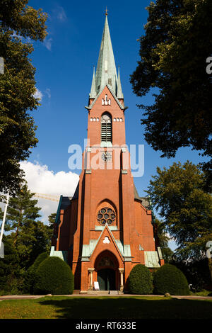 La Chiesa evangelica luterana in Blankenese, Amburgo, Germania. Foto Stock