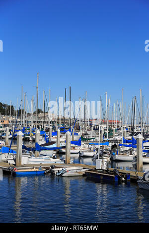 Marina, Monterey, Monterey Bay Peninsula, Oceano Pacifico, CALIFORNIA, STATI UNITI D'AMERICA Foto Stock