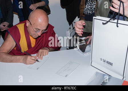 La Hune espone MATTHIEU RICARD: "UN MEZZO SECOLO IN HIMALAYA' Foto Stock