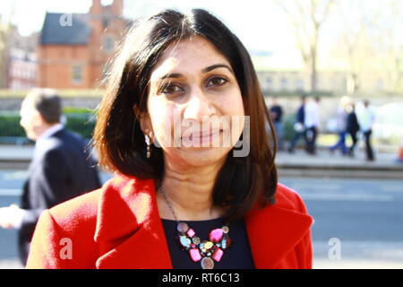 Suella Braverman. Segretaria di casa. Partito conservatore. Foto Stock