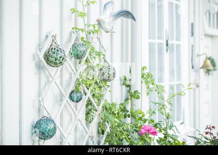 Texture e pareti con fiori e colori Foto Stock