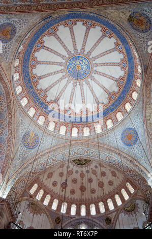 Asia, la Turchia, Istanbul, Hamet Sultan Camii, Moschea blu Foto Stock