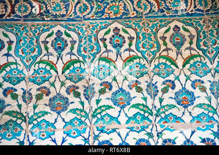 Asia, la Turchia, Istanbul, Hamet Sultan Camii, Moschea blu Foto Stock