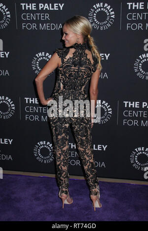 Beverly Hills, in California, Stati Uniti d'America. 27 feb 2019. Kristin Chenoweth 02/27/2019 Una serata con Kristin Chenoweth tenutosi presso il Paley Center per la Madia di Beverly Hills, CA Foto di Shoko Aoki/HollywoodNewsWire.co Credito: Hollywood News filo Inc./Alamy Live News Foto Stock