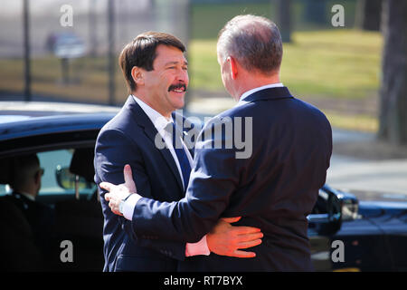 Kosice, Slovacchia, febbraio 28, 2019 Bucarest nove vertice, Credito: Lidia Mukhamadeeva/Alamy Live News Foto Stock