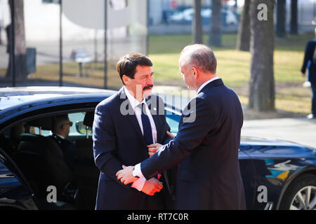 Kosice, Slovacchia, febbraio 28, 2019 Bucarest nove vertice, Credito: Lidia Mukhamadeeva/Alamy Live News Foto Stock