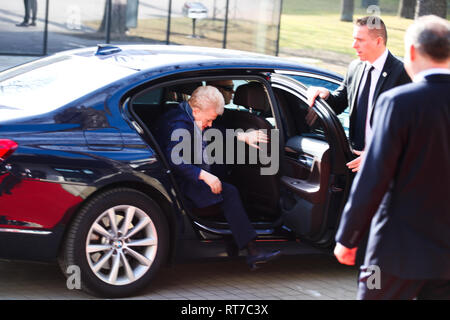 Kosice, Slovacchia, febbraio 28, 2019 Bucarest nove vertice, Credito: Lidia Mukhamadeeva/Alamy Live News Foto Stock