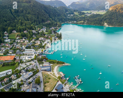 Salisburgo, Austria Membro, Sankt Gilgen a Wolfgangsee Foto Stock