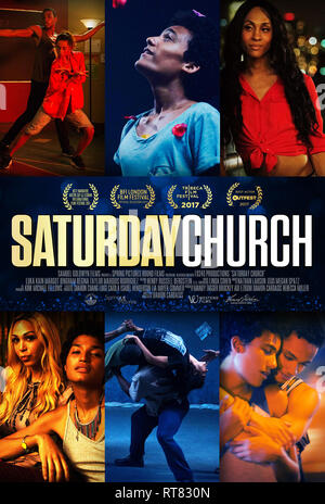 Data di rilascio: Gennaio 12, 2018 Titolo: Sabato Chiesa STUDIO: Samuel Goldwyn Films direttore: Damon Cardasis trama: Starring: Indya Moore, Margot Bingham, Mj Rodriguez (credito Immagine: © Samuel Goldwyn Films/Entertainment Immagini) Foto Stock