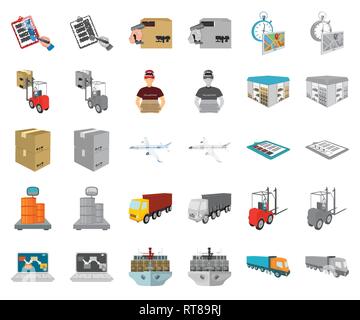 Contabilità,aereo,bar,azienda,cargo,karting,cartoon,monochrom,codice,raccolta,computer,contenitore,controllo, corriere, gru,consegna,design,documento,attrezzature,carrello,merci,alaggio,icona,immagine,isolato,vista isometrica,elementi,sollevamento,logistica,manutenzione,contrassegno,nota,Pittura,pizza,Road,scale,mare,servizio,impostare,spedizioni,segno,il simbolo,trasporto,trasporto,carrello,fatturato,vettore,magazzino deposito,,lettera di vettura,pesatura vettori vettore , Illustrazione Vettoriale