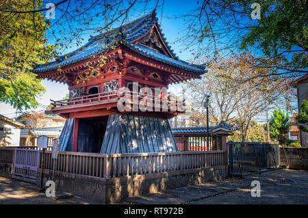 Campanile al tempio Kitain, Kawagoe, Giappone Foto Stock